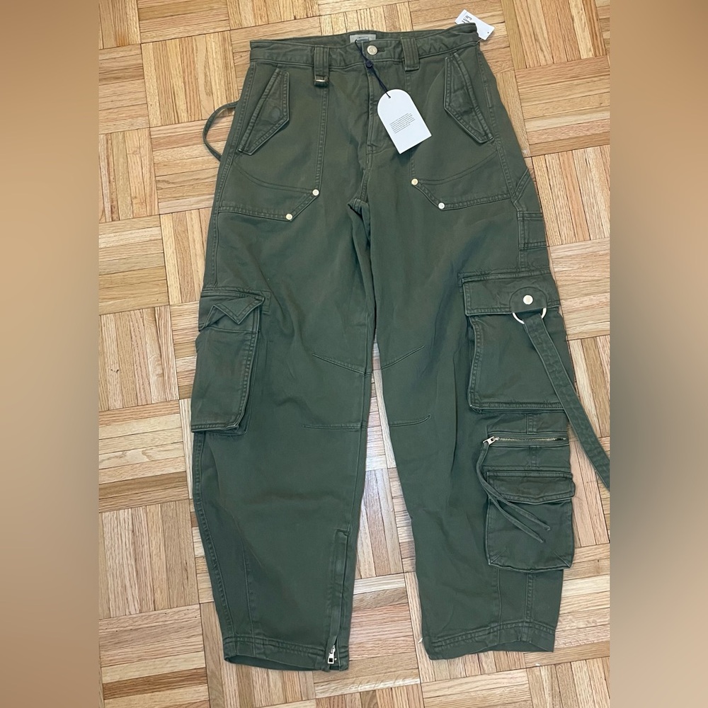 Gap × Cult Gaia Cargo Barrel Pants - new with tags - Picture 2 of 15
